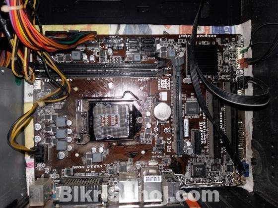 7gen gigabyte h110 motherboard/500gb hd